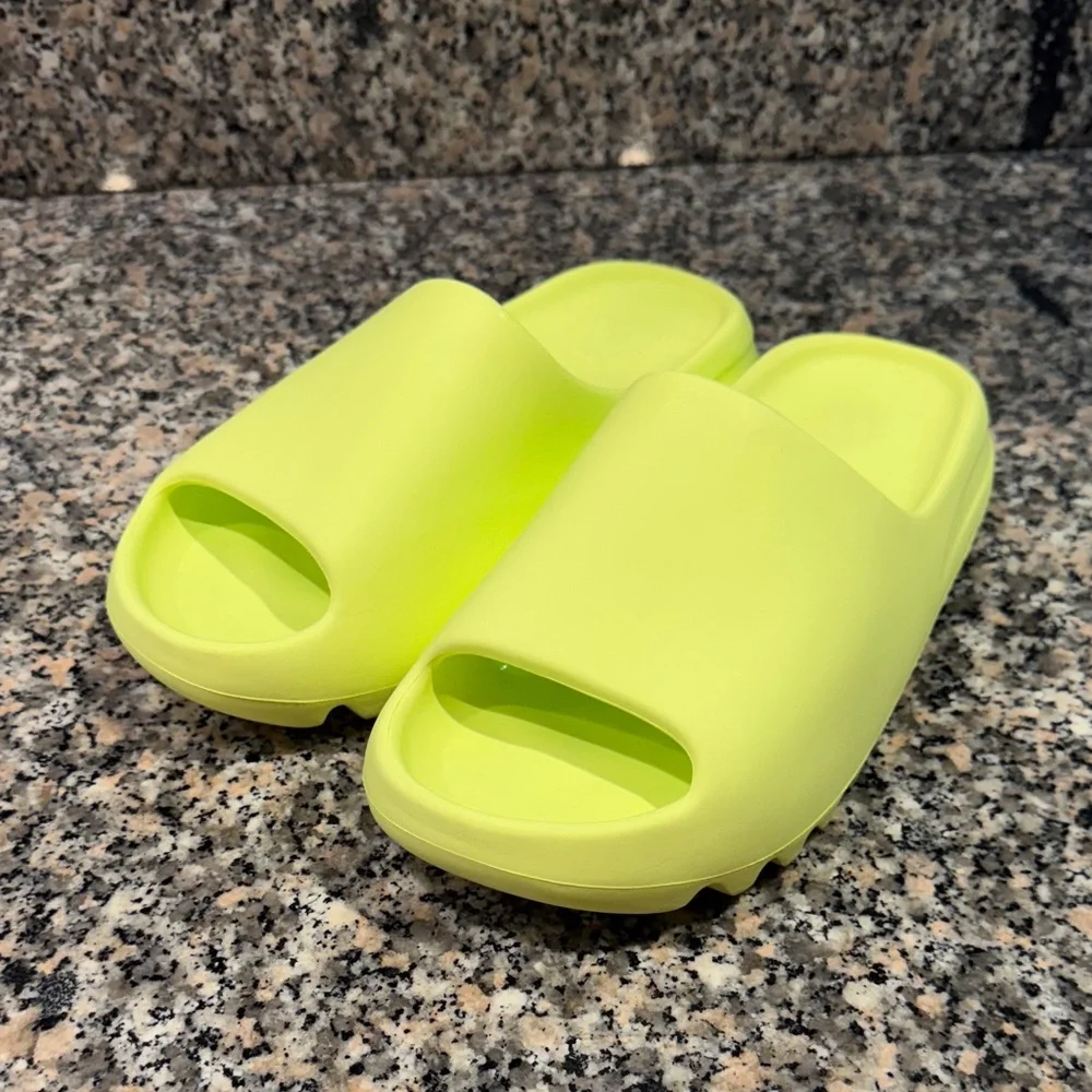 Yeezy Glow Slides, EUC - Picture 1 of 7